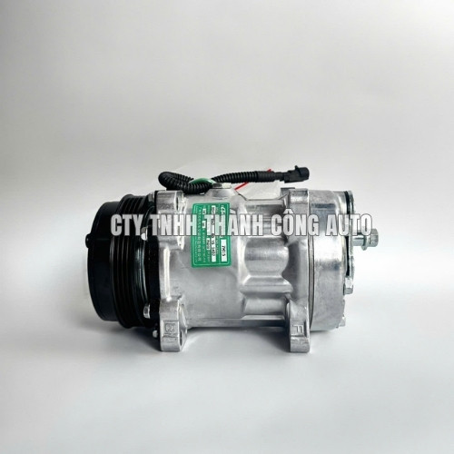Lốc điều hòa Dongfeng Lốc lạnh Dongfeng Hoàng Huy 4PK 24V Bích đuôi